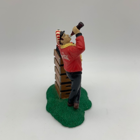 Vintage 1999 Coca-Cola Retro Delivery Man Old Fashioned Clock Figurine - Picture 3 of 13